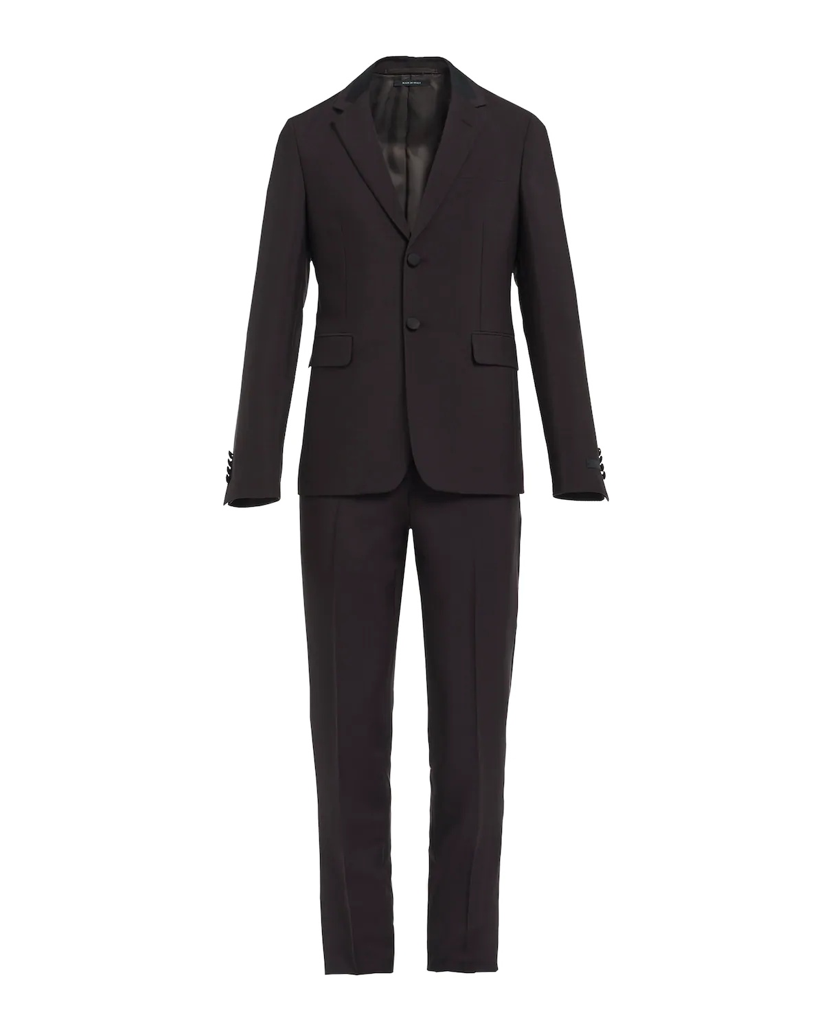 Kid mohair single-breasted suit - 1