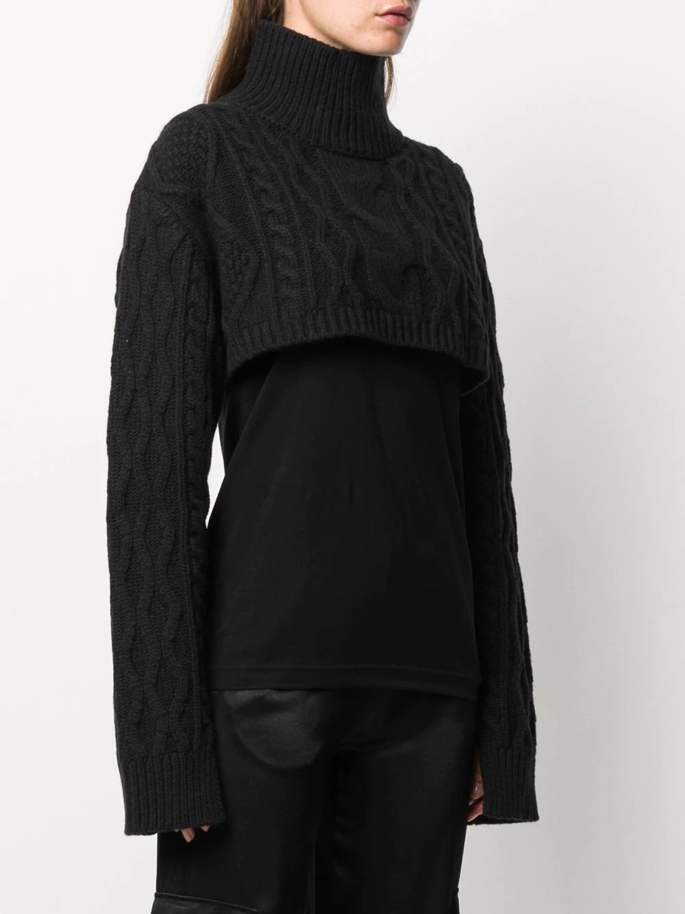 cropped bolero jumper - 3