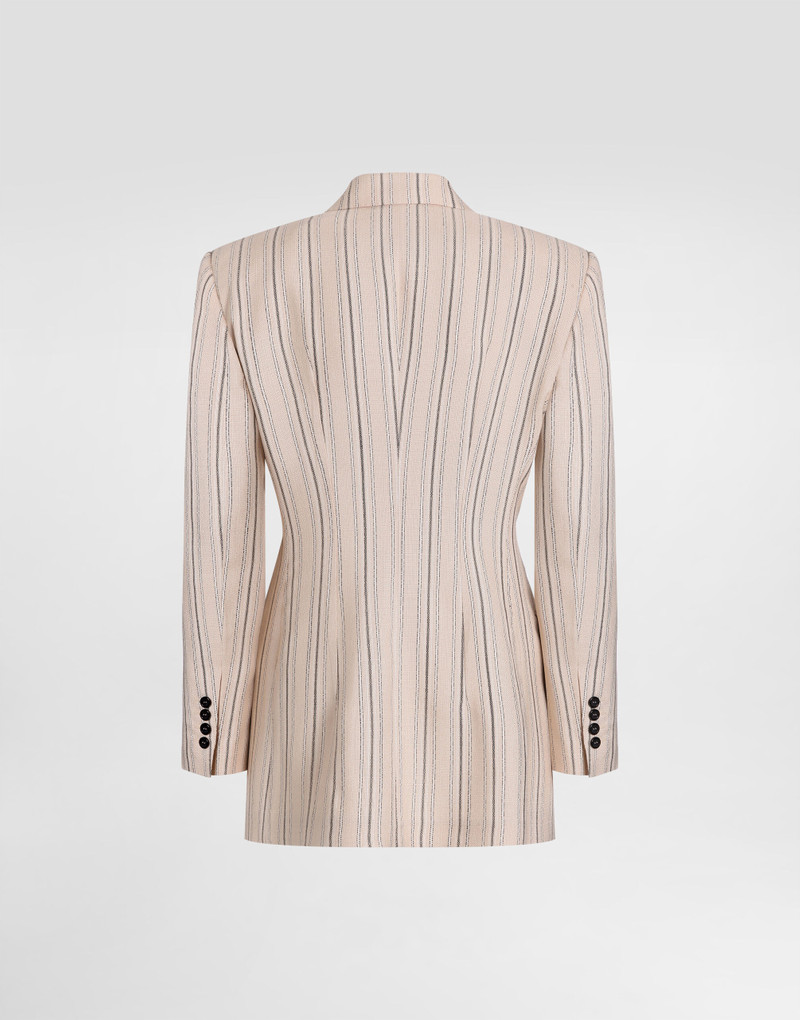 Dolce & Gabbana Single-breasted jacket in regimental pinstripe outlook