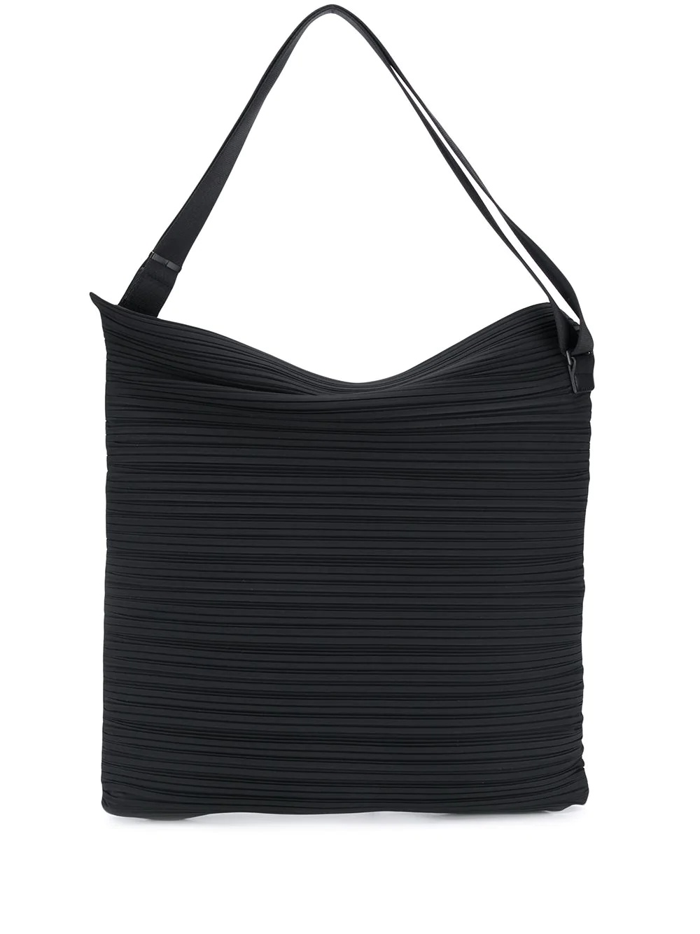 pleated shoulder bag - 1