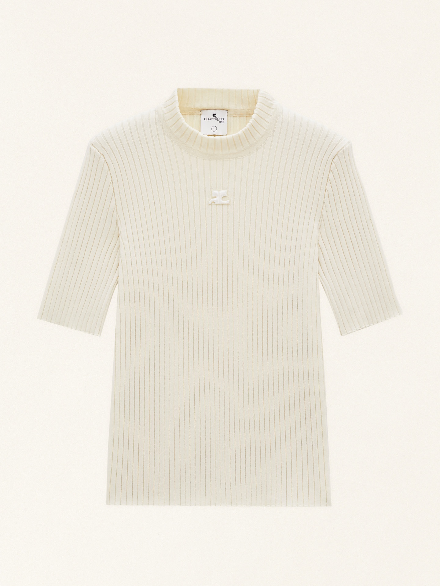 REEDITION KNIT TOP SHORT SLEEVES - 1