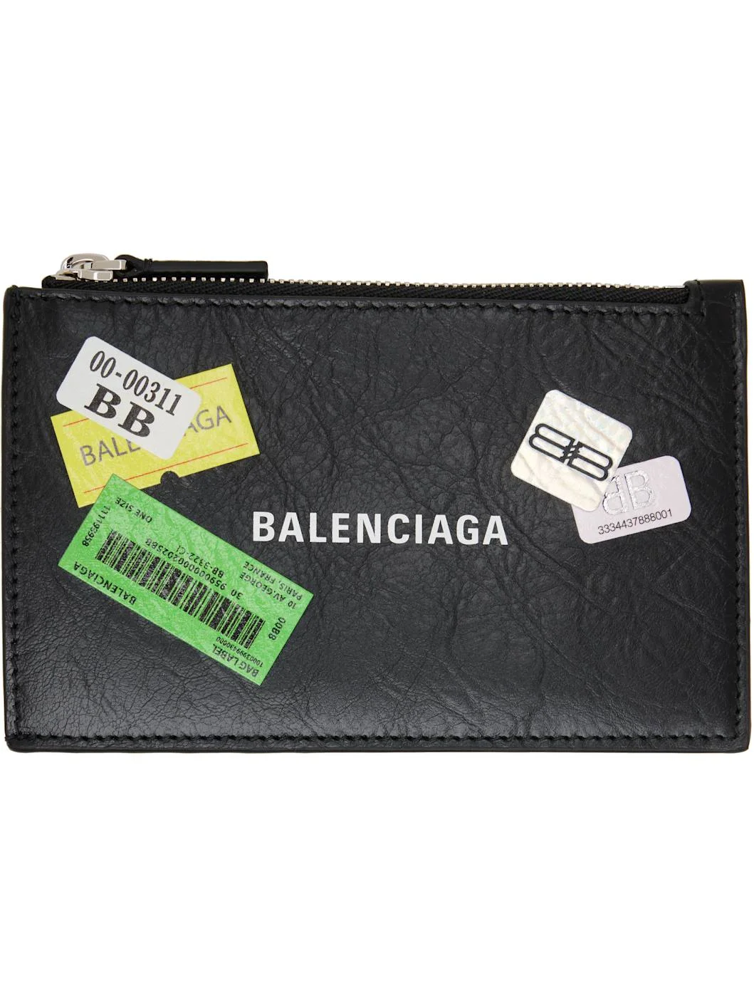 Black Cash Large Long Card Holder - 1