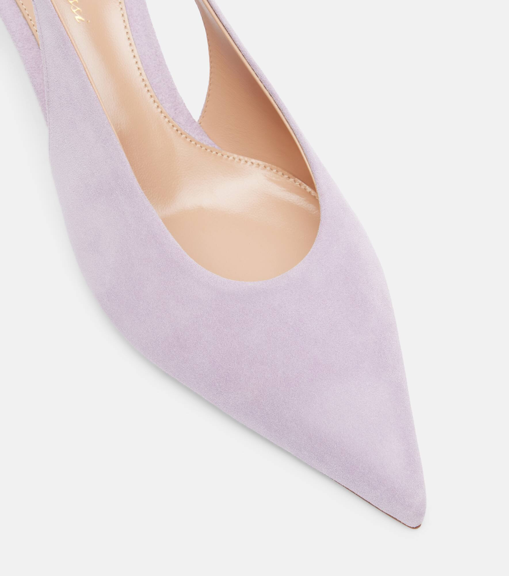 Robbie 55 suede slingback pumps - 5