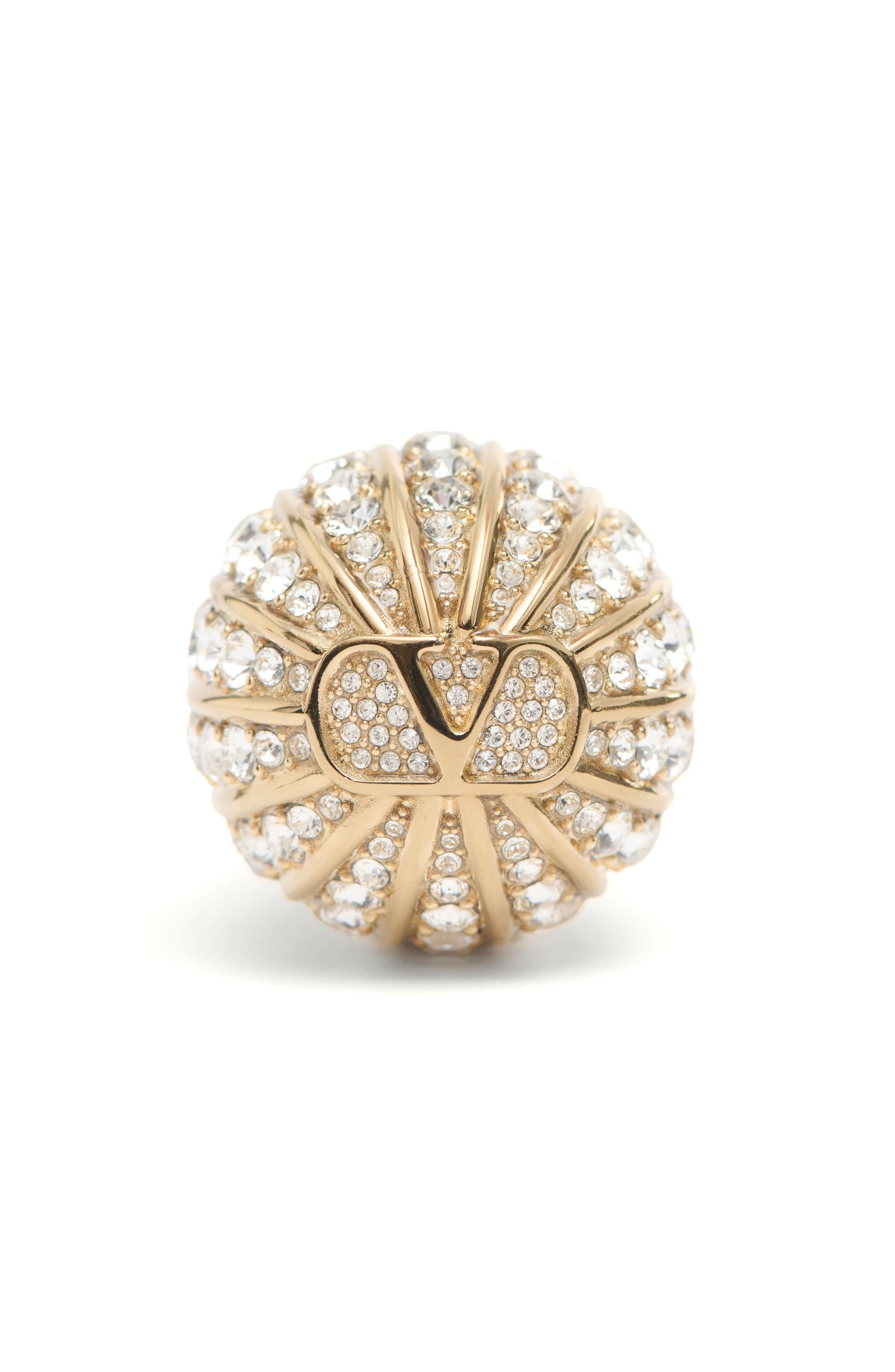 Valentino Garavani Pavé Drop Earrings in Gold at Nordstrom - 6