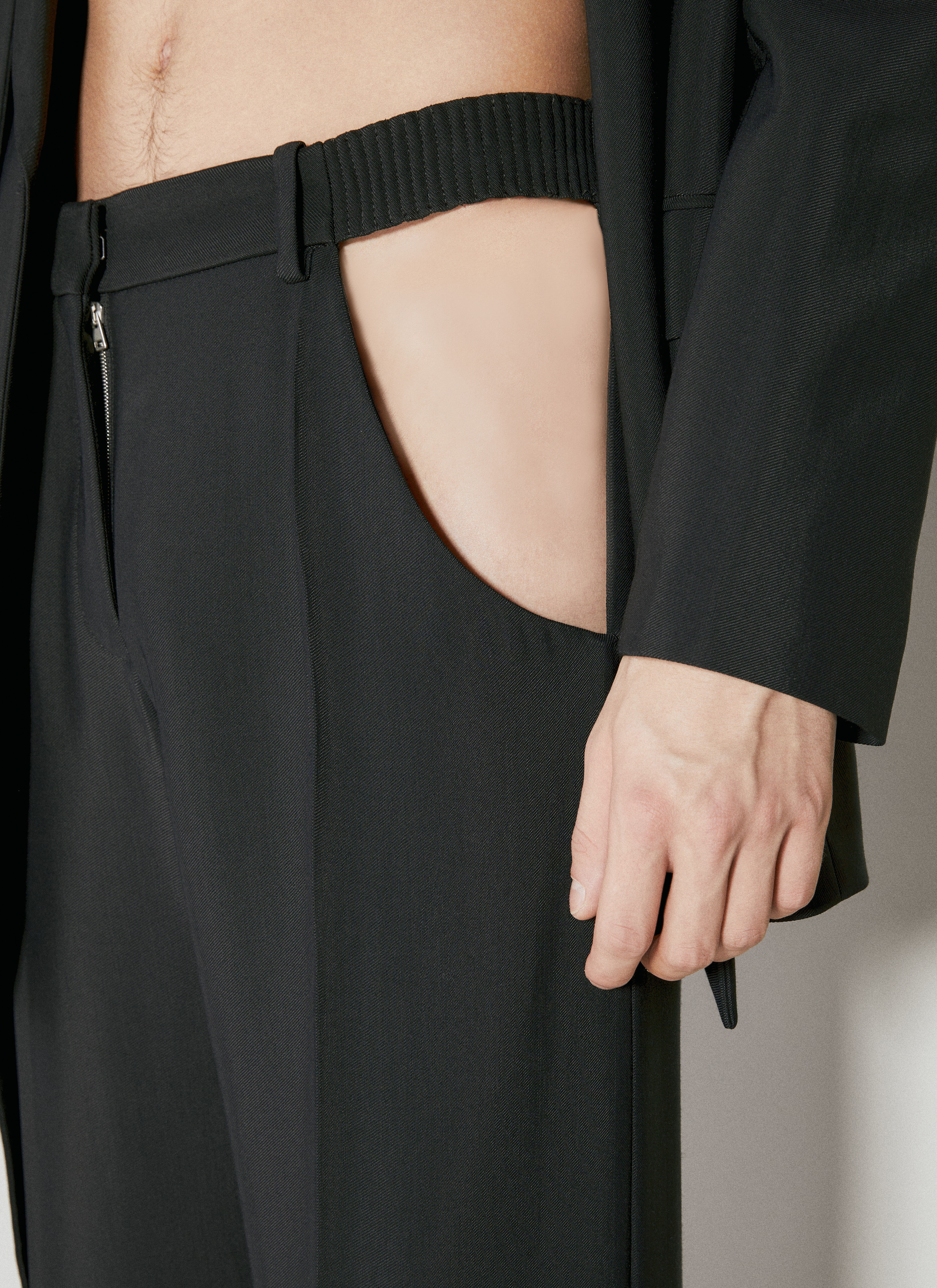 Cut-Out Tailored Pants - 4