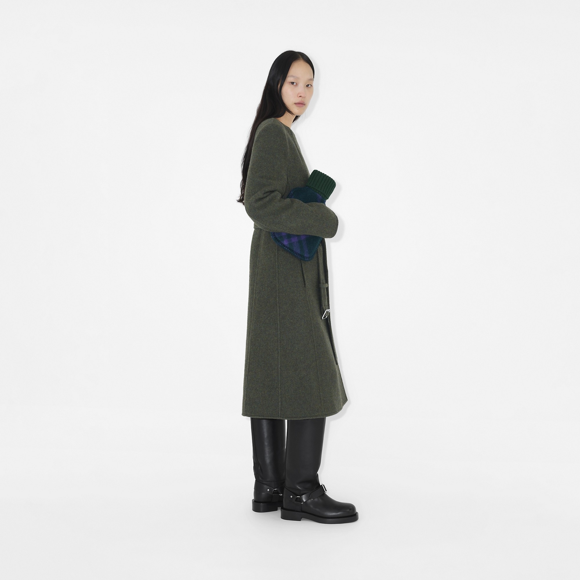 Wool Wrap Coat - 5