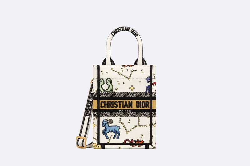 Mini Dior Book Tote Phone Bag 1