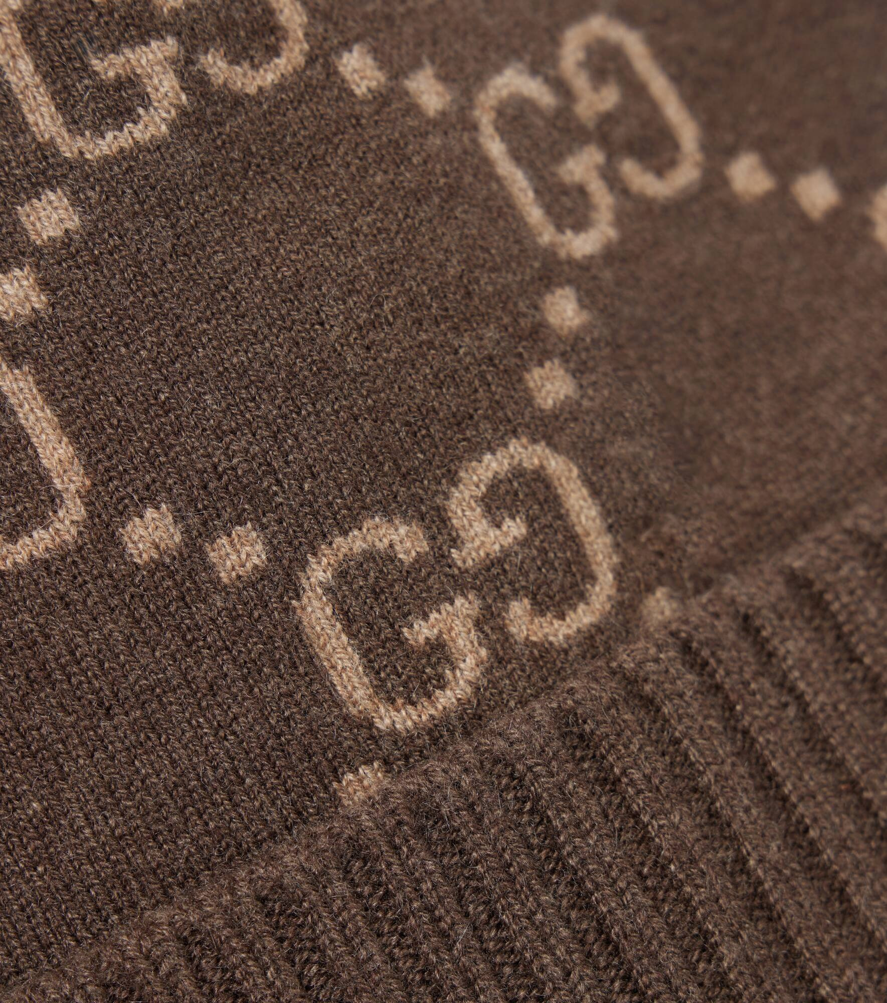 GG jacquard cashmere beanie - 3