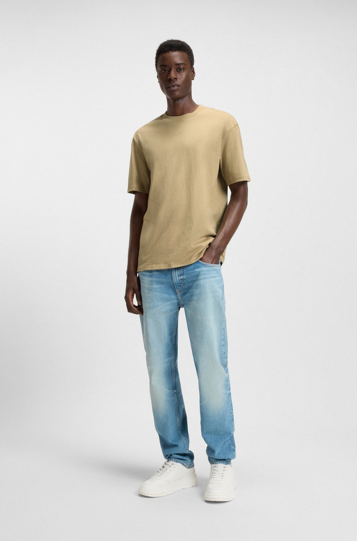 RELAXED-FIT T-SHIRT IN COTTON WITH LOGO PRINT - 4