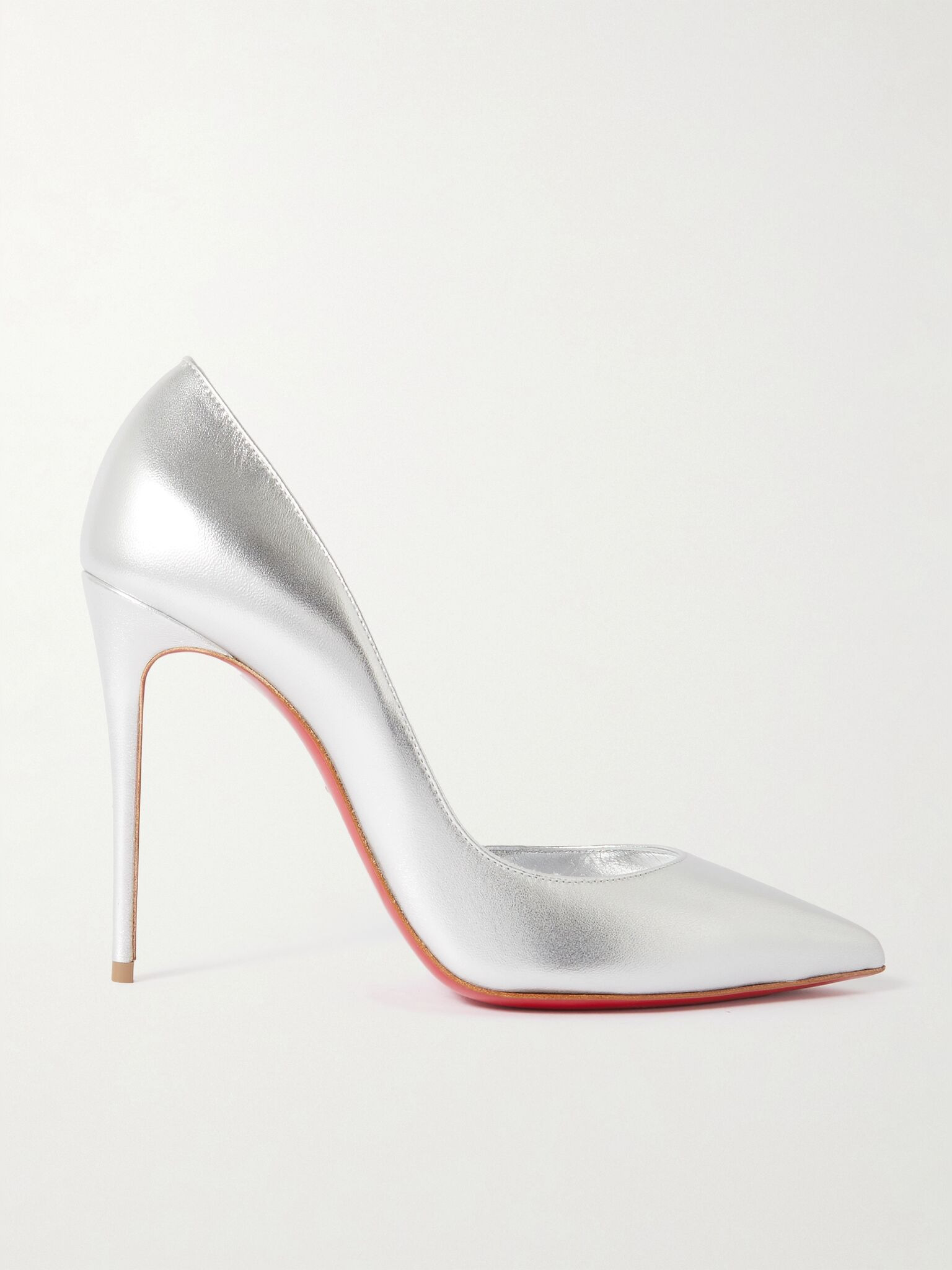 Iriza 100 metallic leather pumps Silver - 1