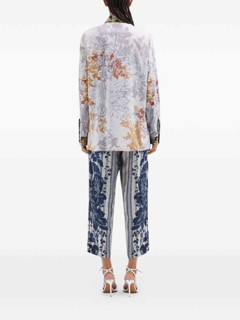Diomede ruffled floral-print shirt 4