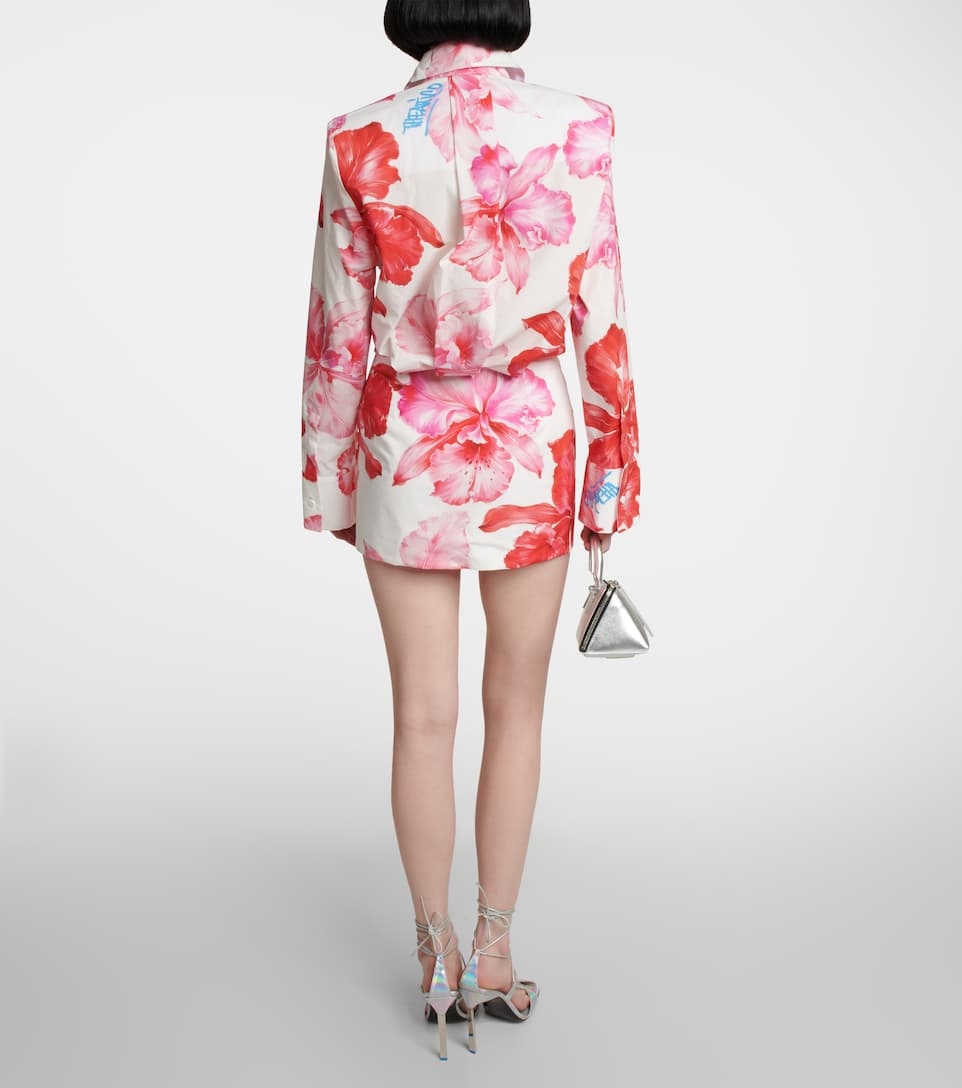 Margot floral cotton shirt dress - 3