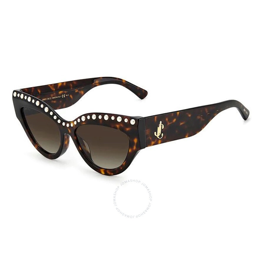 Jimmy Choo Brown Gradient Butterfly Ladies Sunglasses SONJA/G/S 0086/HA 55 - 1