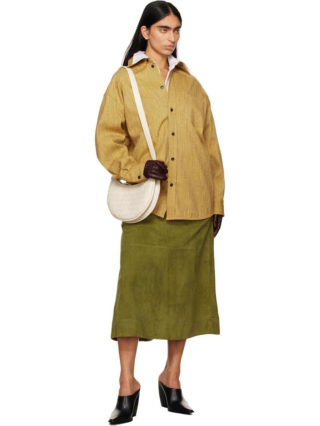 Yellow Light Cotton Frise Shirt - 4