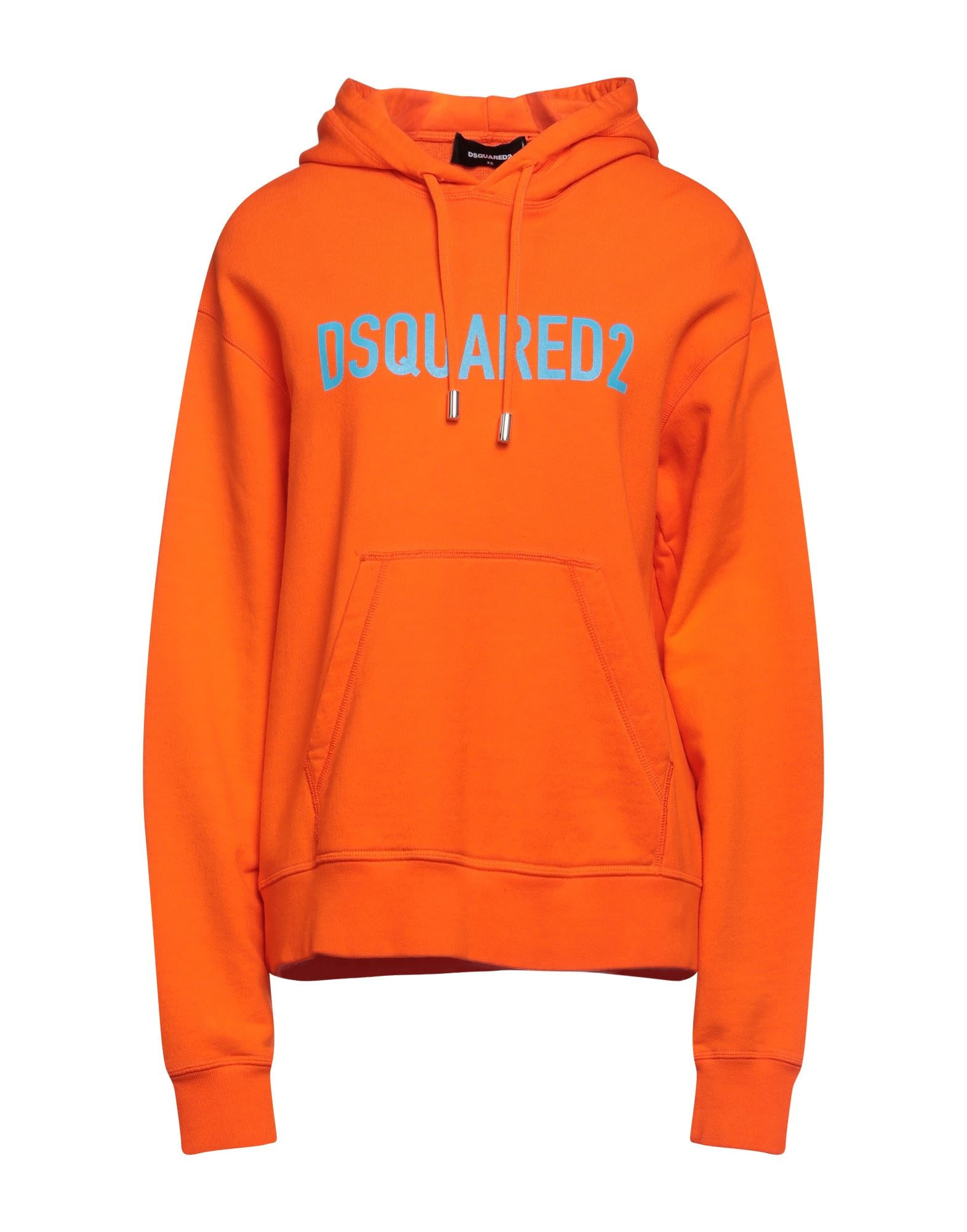 Orange Women's Hooded Sweatshirt - 1