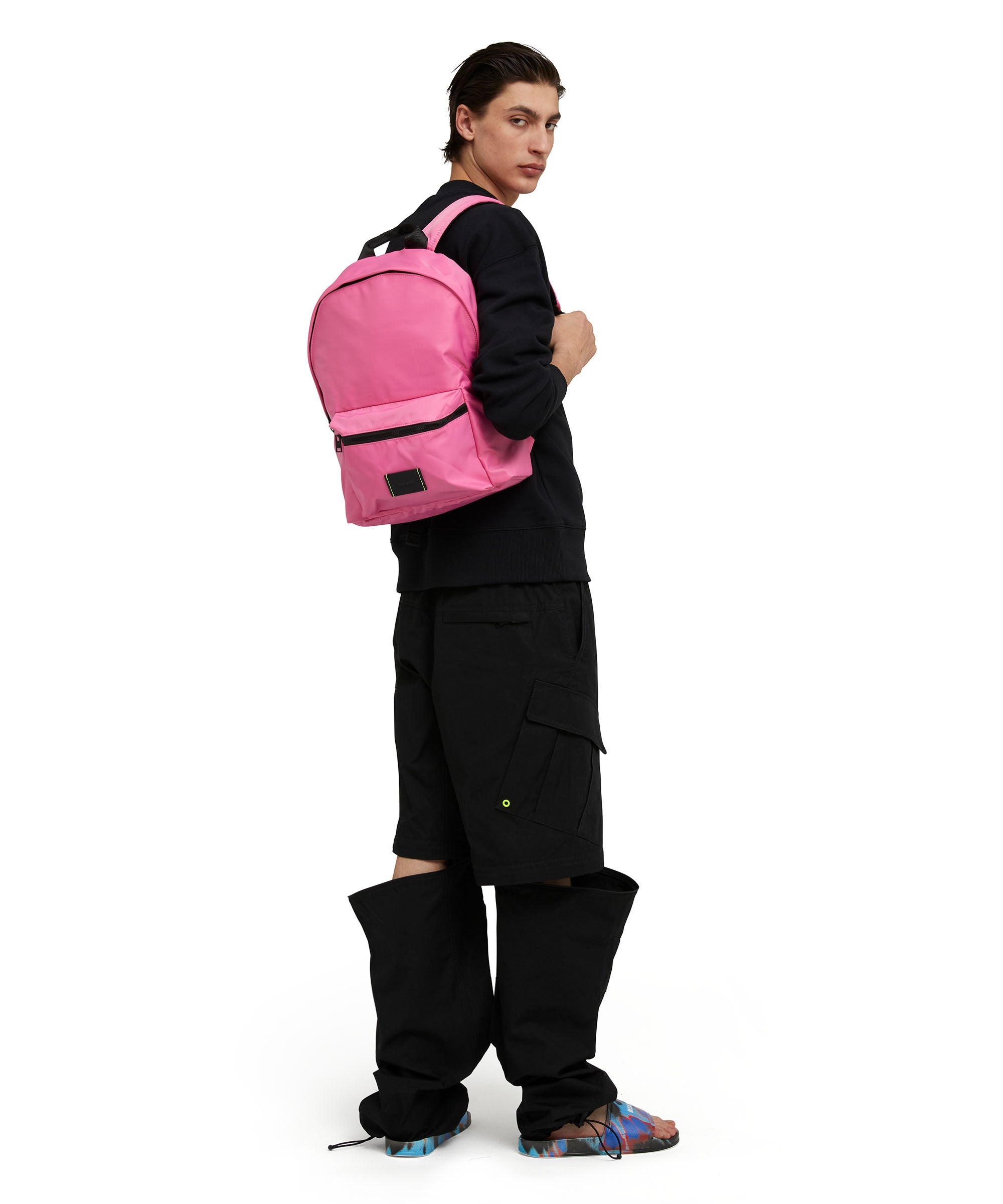 MSGM signature nylon backpack - 5