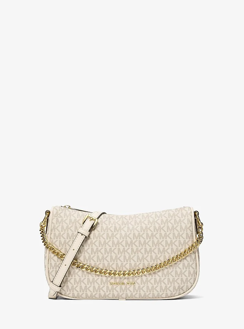 Carmela Medium Signature Logo Convertible Crossbody Bag - 1