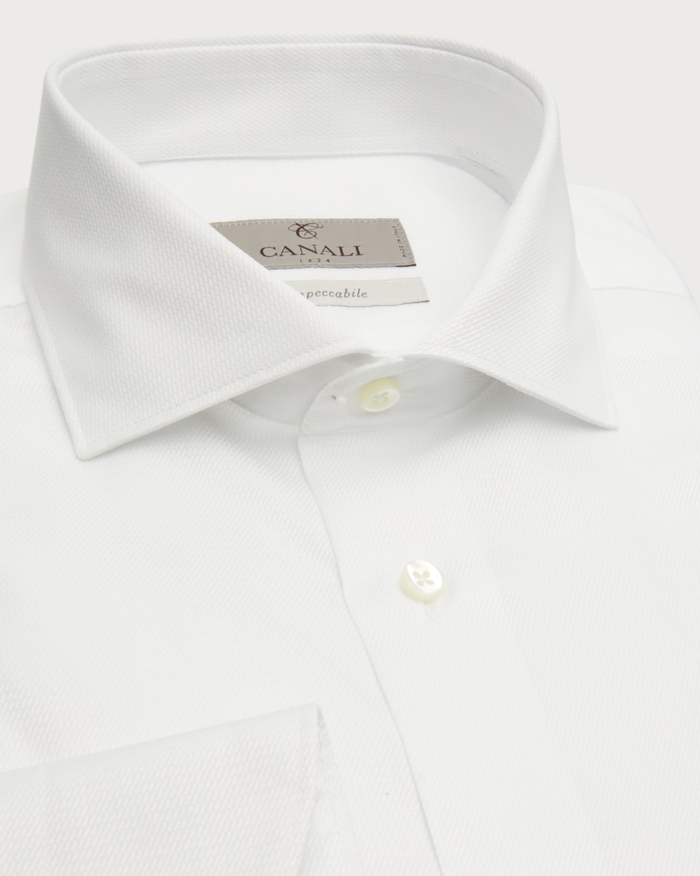 Men's Textured Solid Dress Shirt - 2