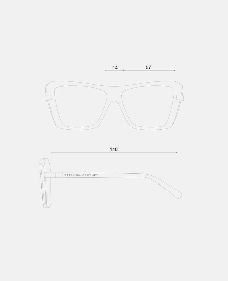 Square Cat-Eye Sunglasses 4