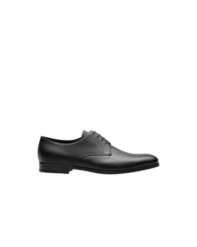 Prada Saffiano leather derby shoes outlook