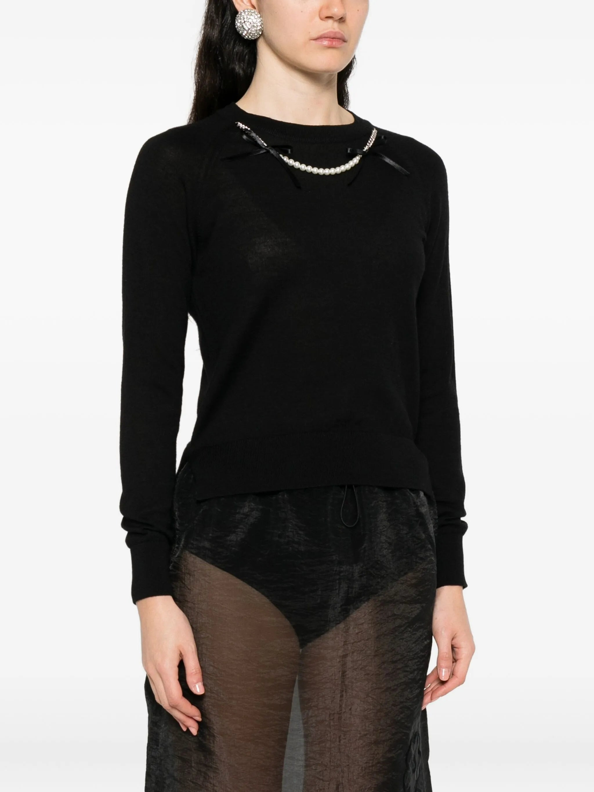 Simone Rocha Pearl-embellished Sweater - 4