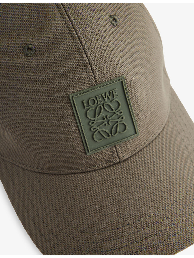 Loewe Branded-Patch Cotton-Canvas Cap outlook