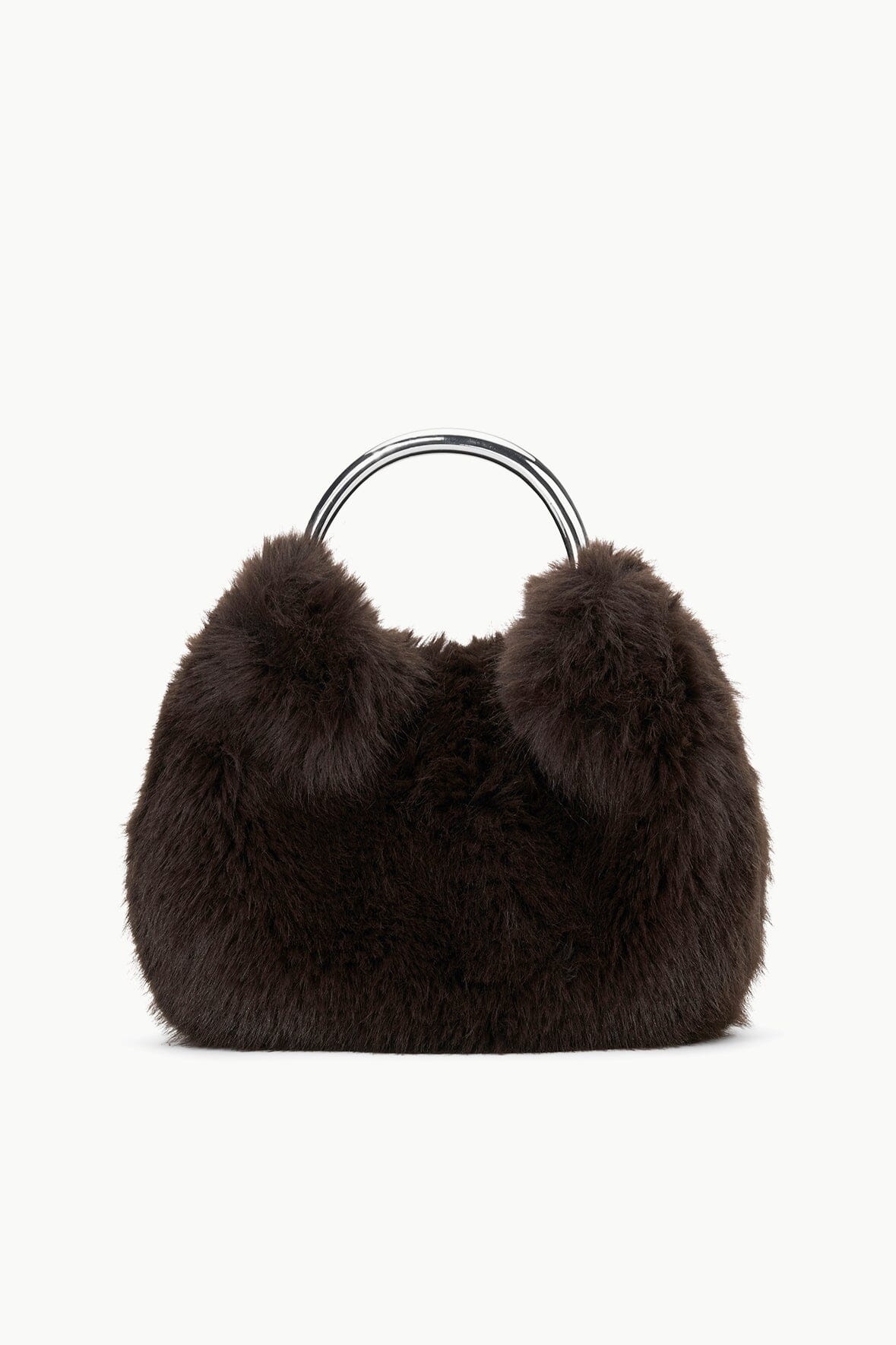 STAUD ROMEO FAUX FUR BAG ESPRESSO - 3