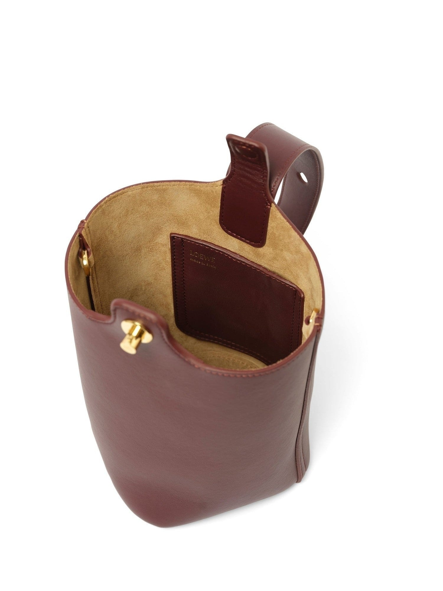 Pebble Bucket Mini in Dark Burgundy - 3
