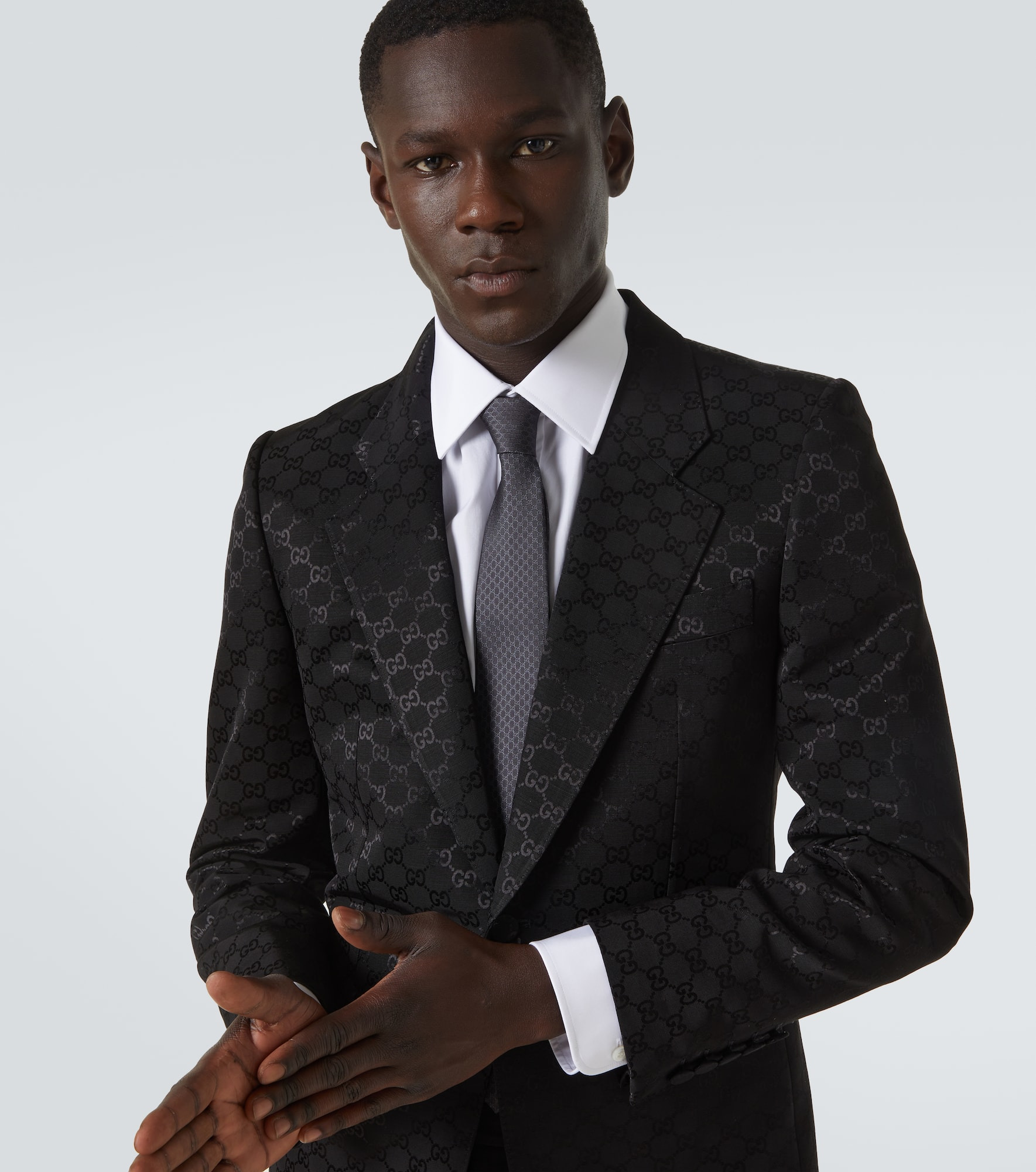 GG silk jacquard tie - 2