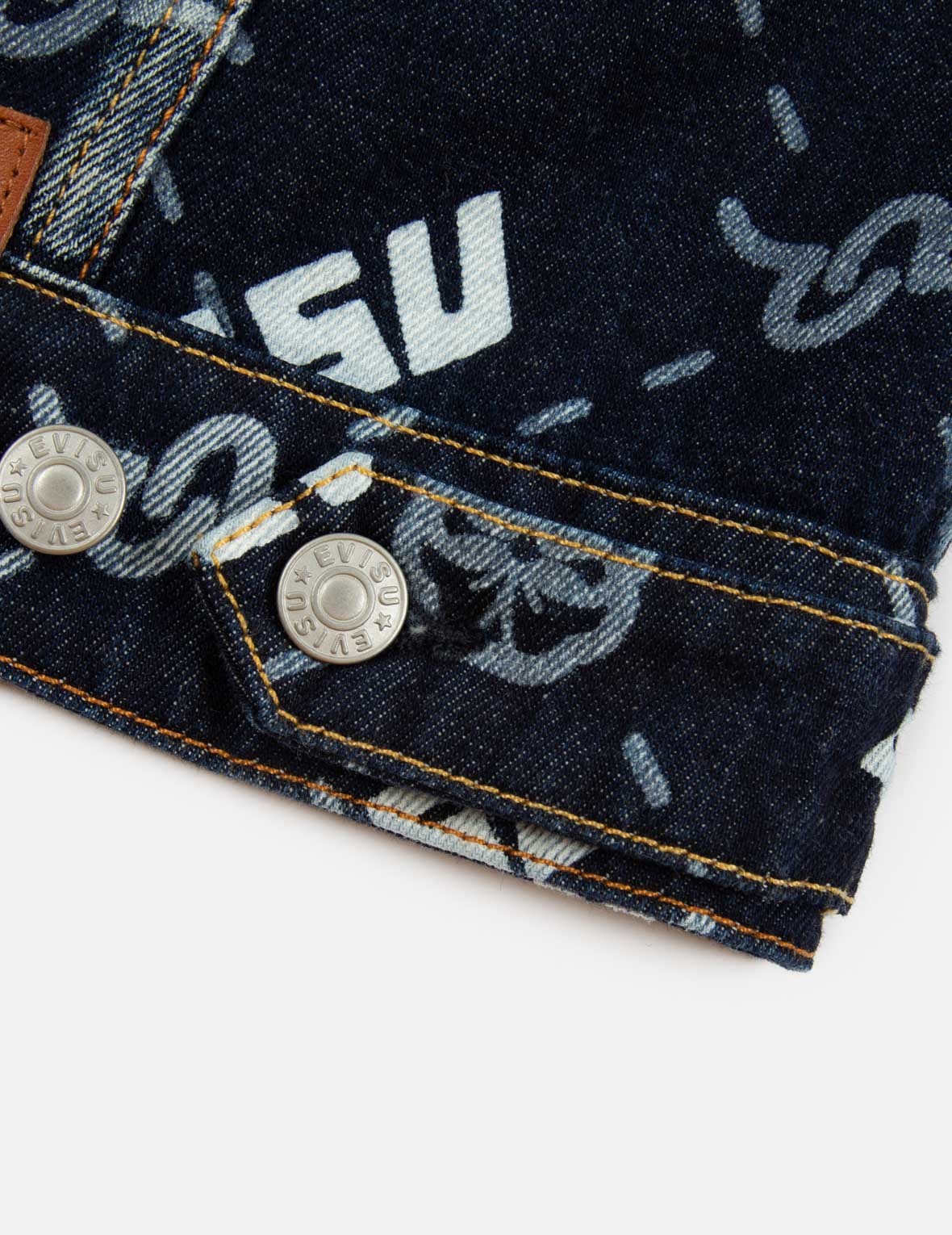DOUBLE MONOGRAM PRINT DENIM JACKET - 10