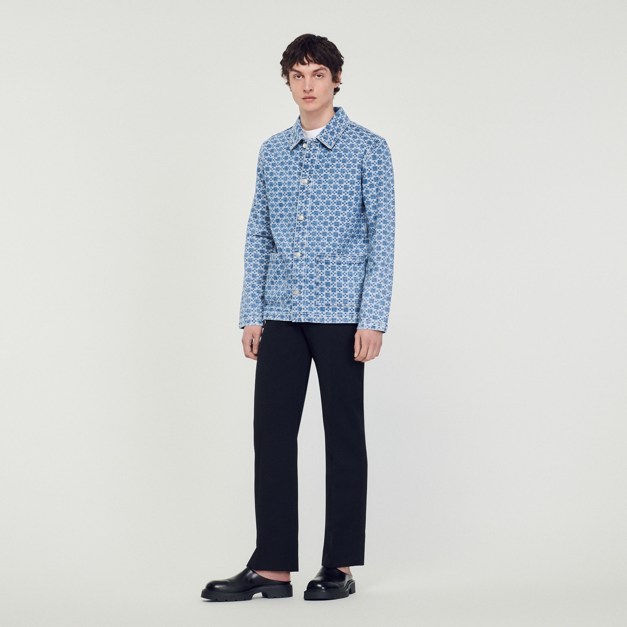 Square Cross denim jacket - 2