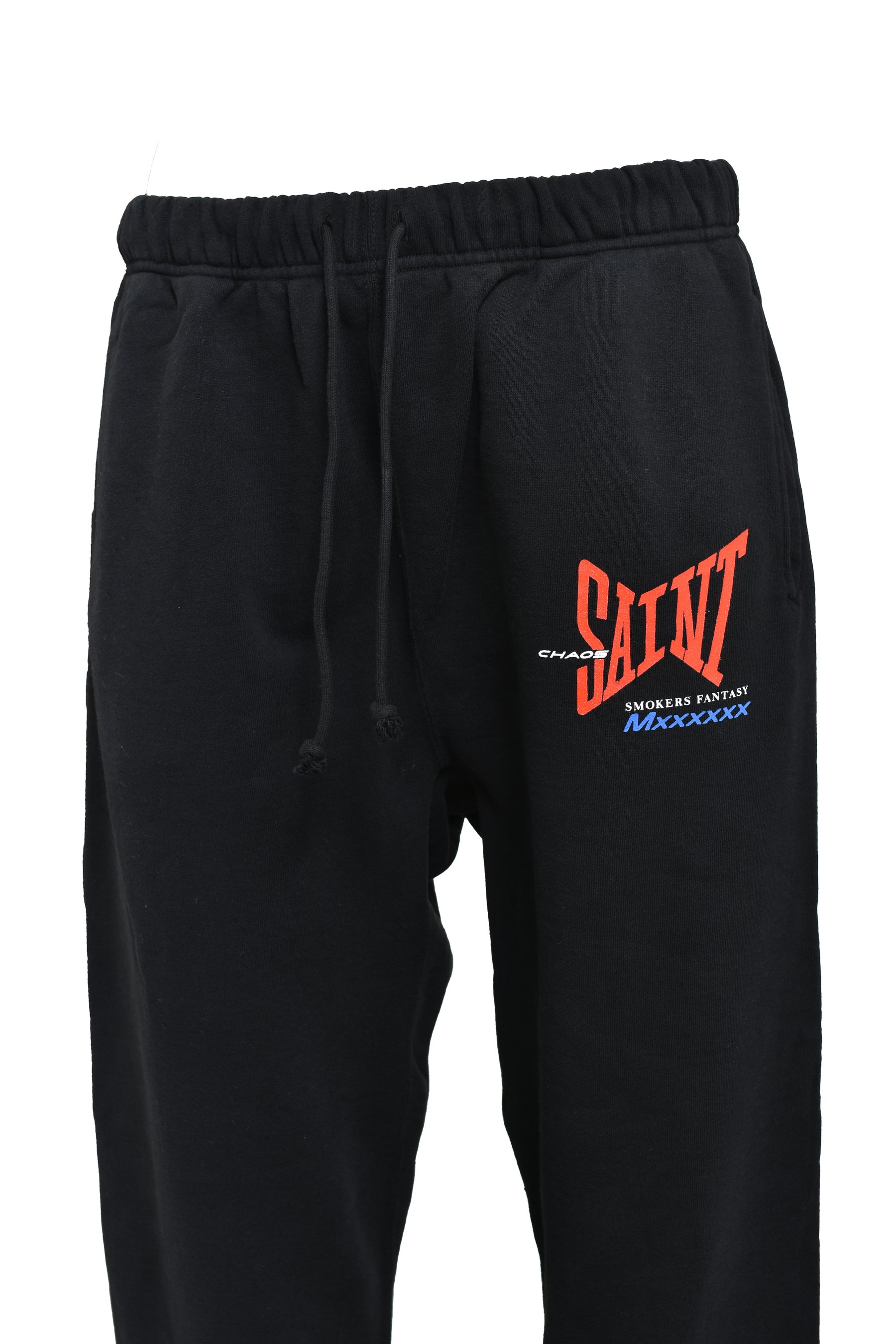 SWEAT PANTS/RIBON SAINT / BLK - 4