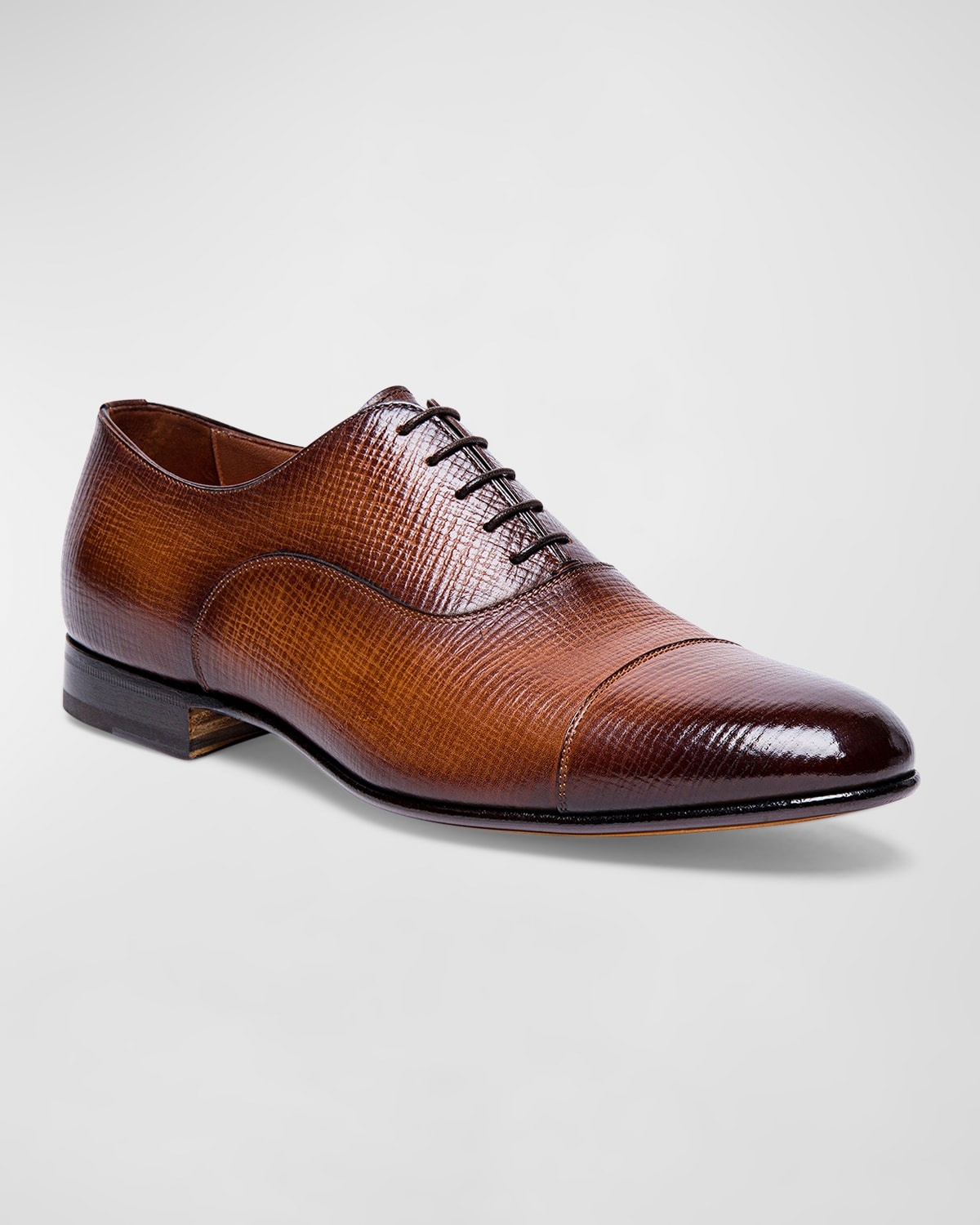 Men's Darian Textured Leather Oxfords - 2