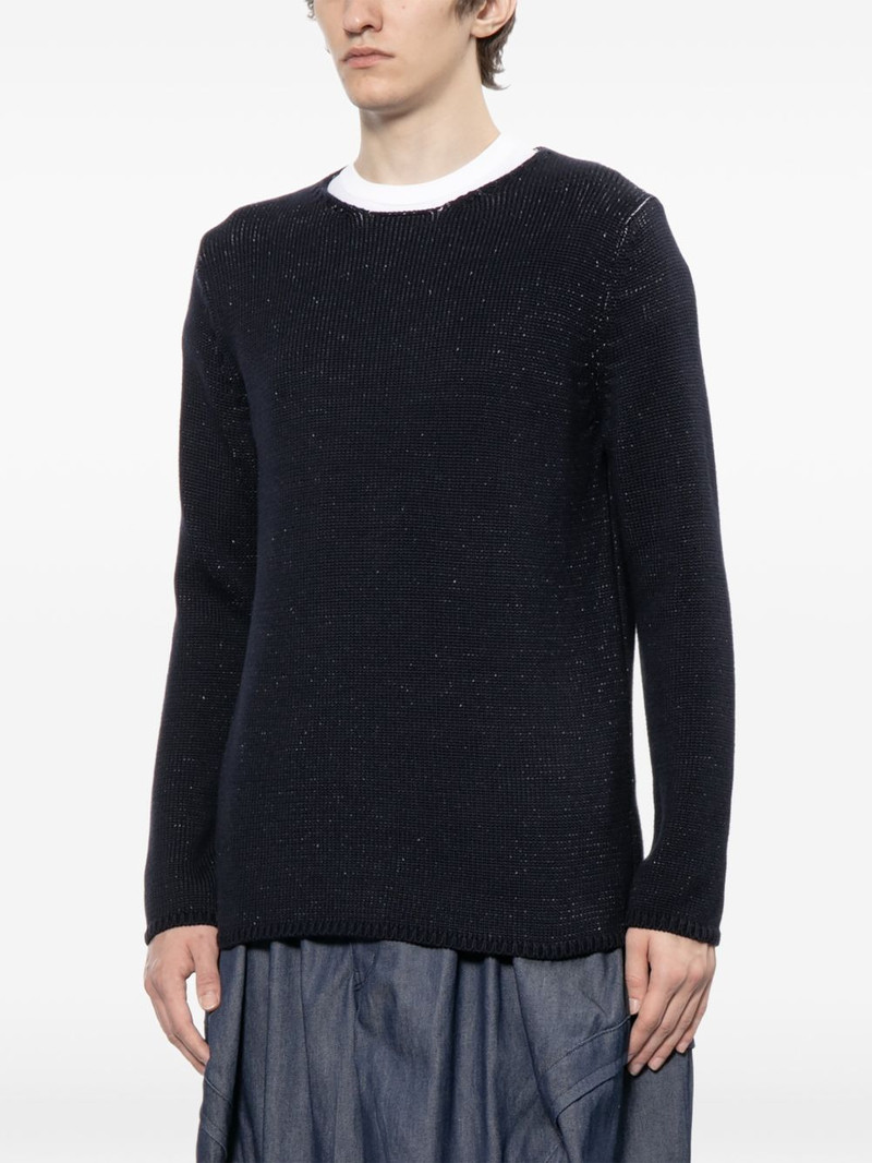 round-neck long-sleeve jumper 4