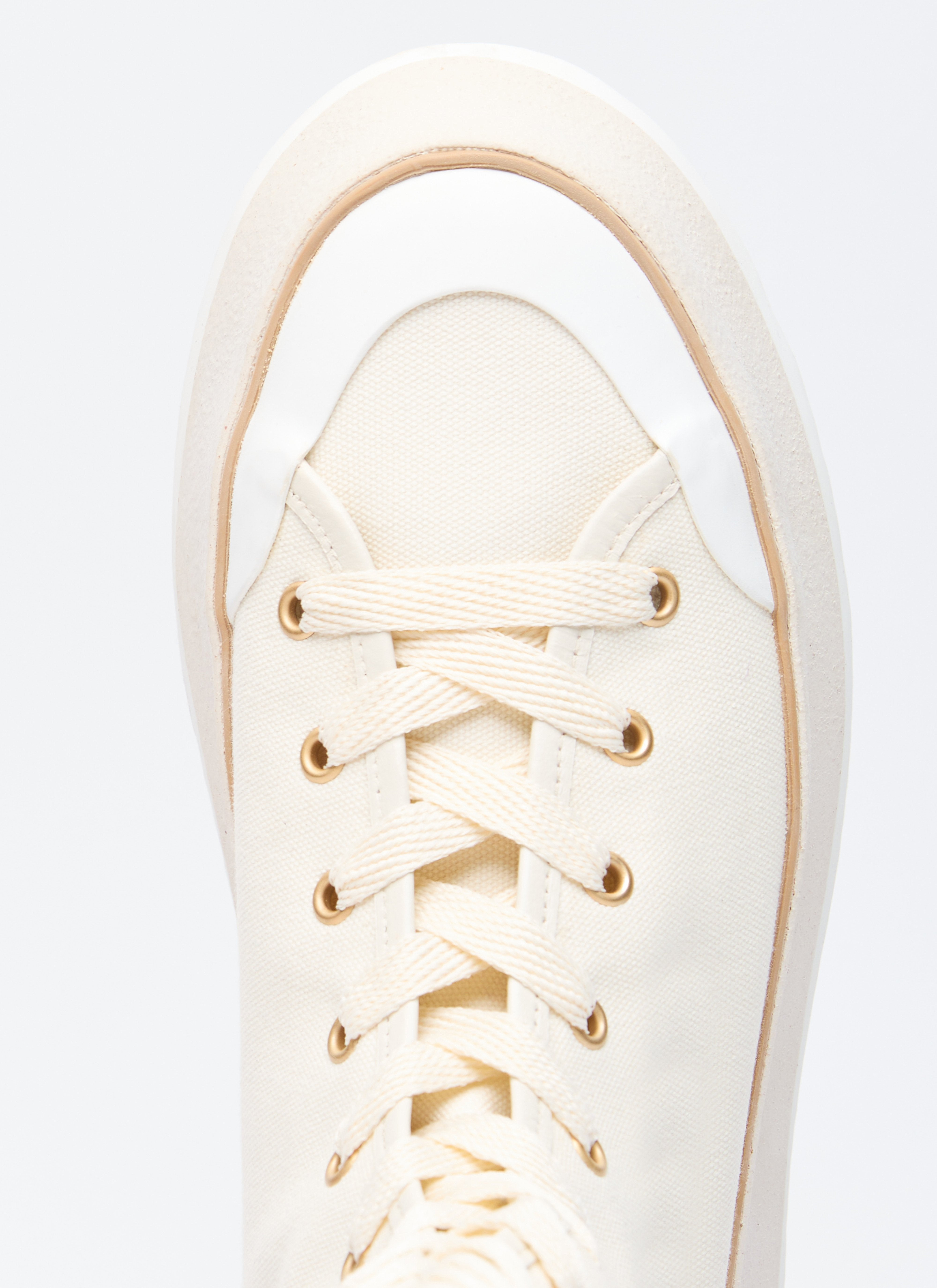 Max Mara Women Canvas Lace-Up Boots - 7