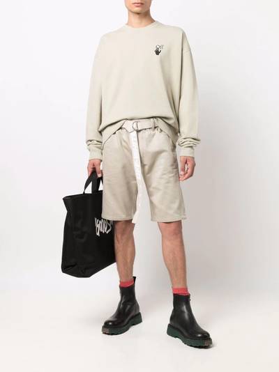 Off-White belted Bermuda shorts outlook