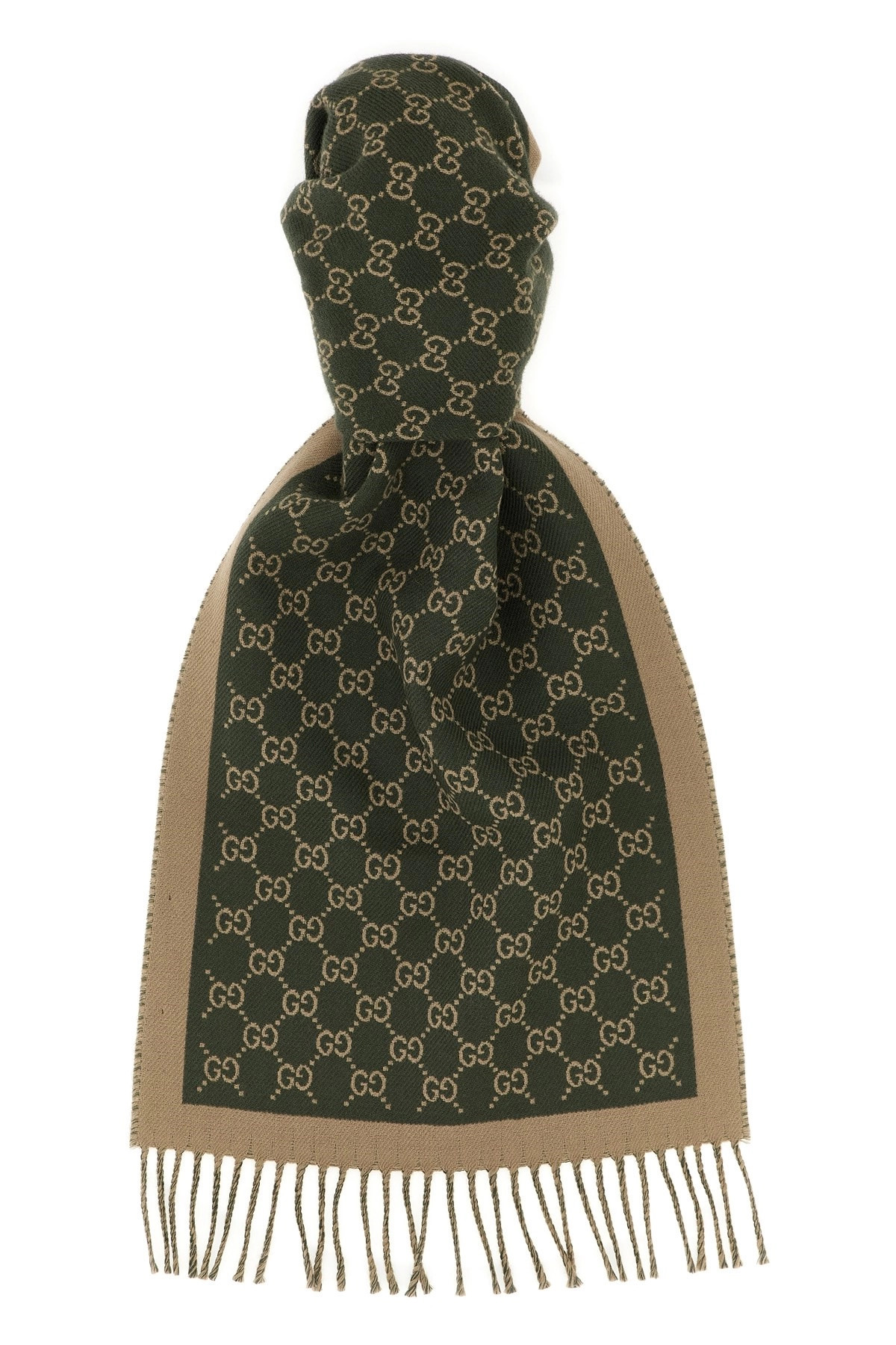 GG jacquard scarf - 1