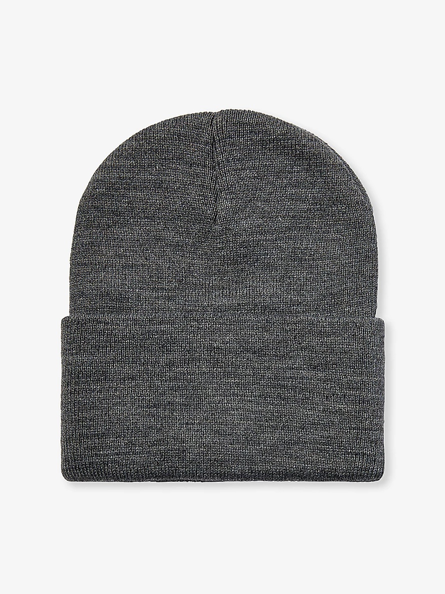 Acrylic Watch brand-patch knitted beanie hat - 3