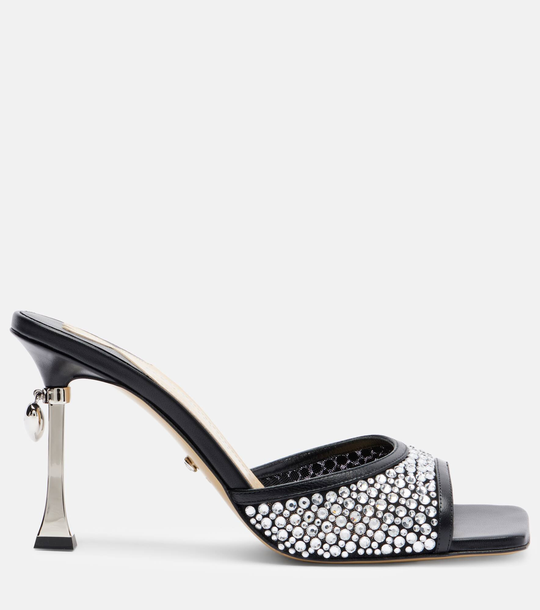 Puffy Heart Ring 95 leather mules - 4