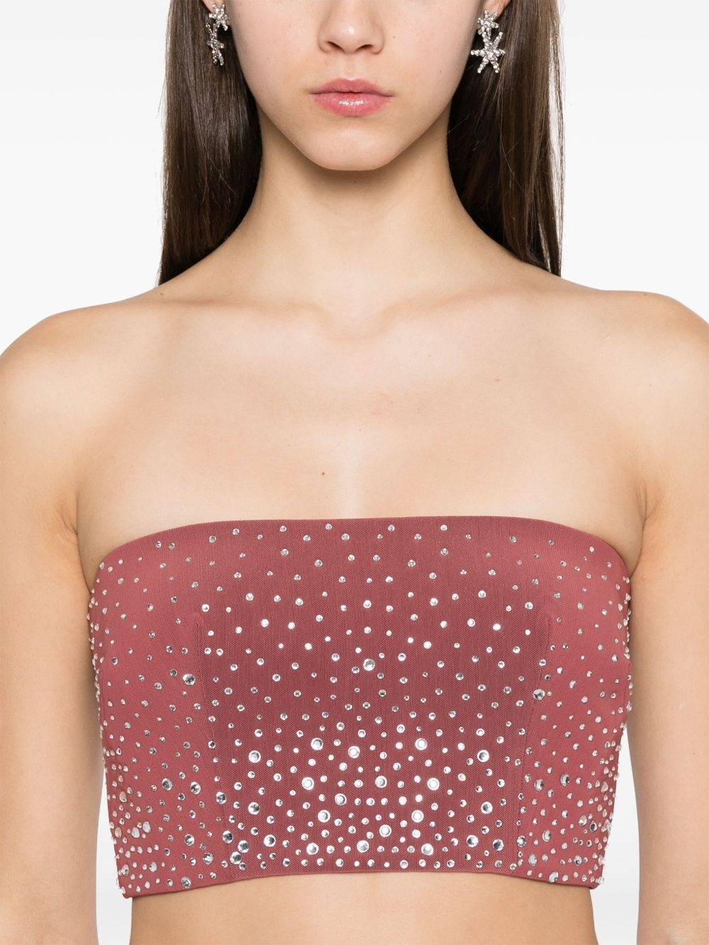 crystal-embellished top - 5
