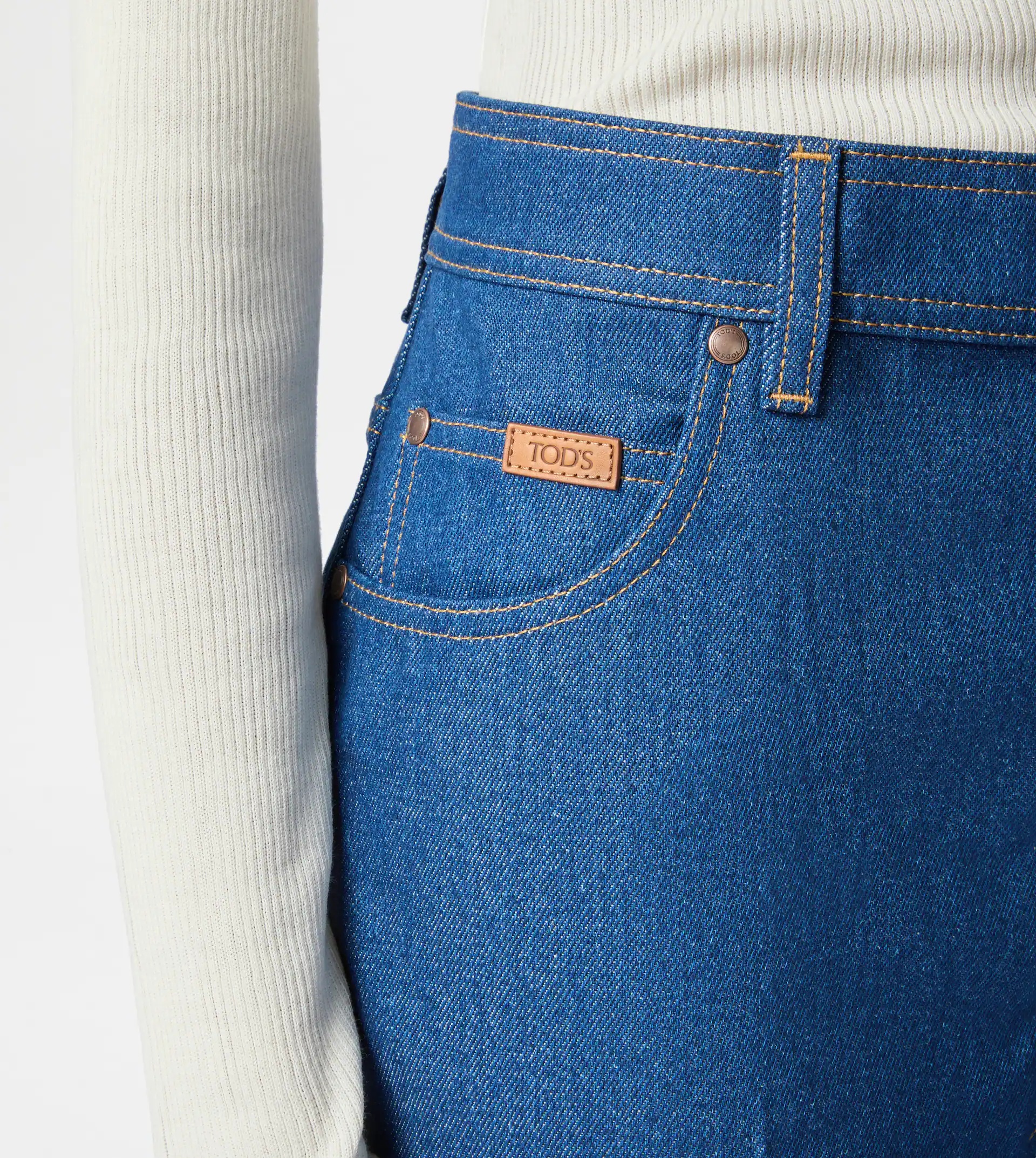 5-POCKET JEANS - BLUE - 2
