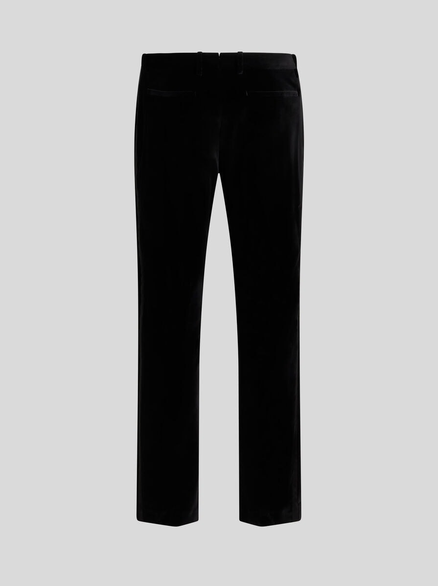 STRETCH COTTON EVENING TROUSERS - 6