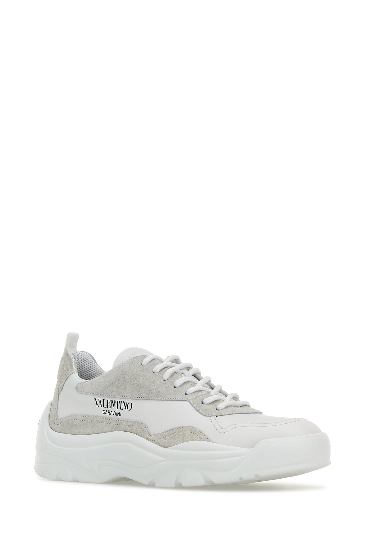 White leather and suede Gumboy sneakers - 2