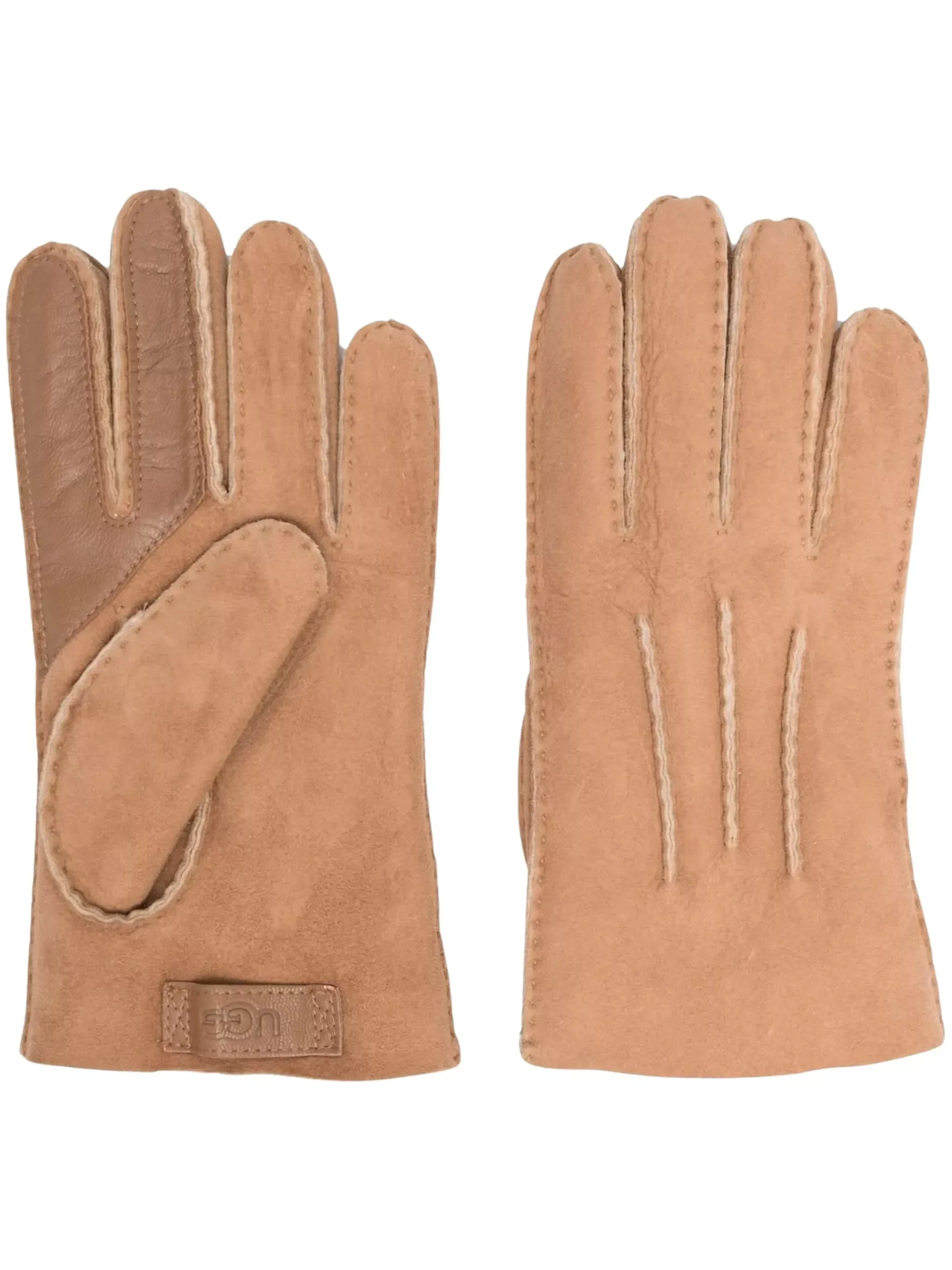 UGG, Sheepskin Tech Leather Gloves - 1