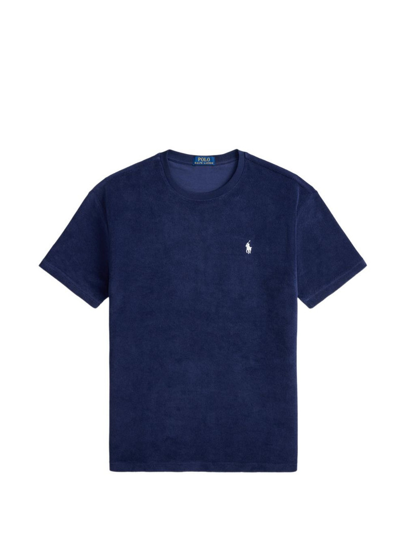 logo-embroidered T-shirt 1