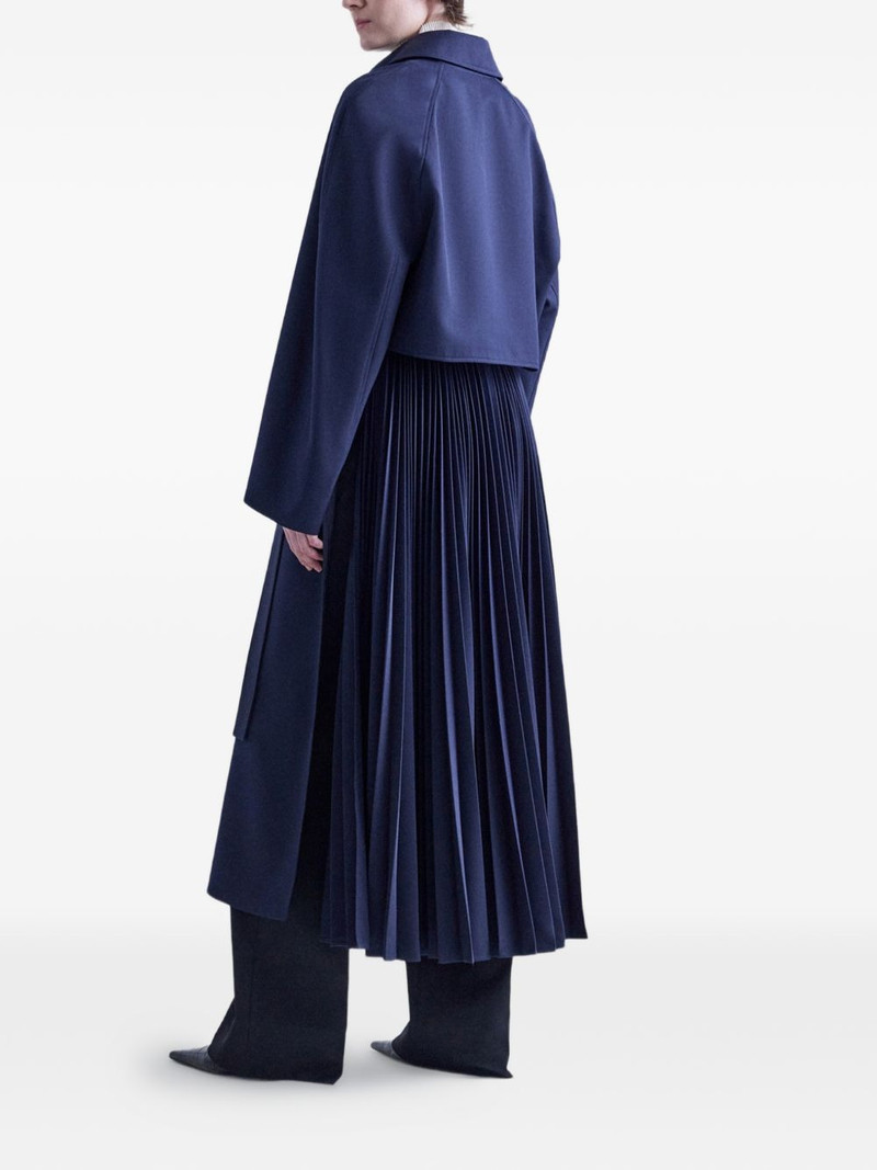 Lennox pleated trench coat 4