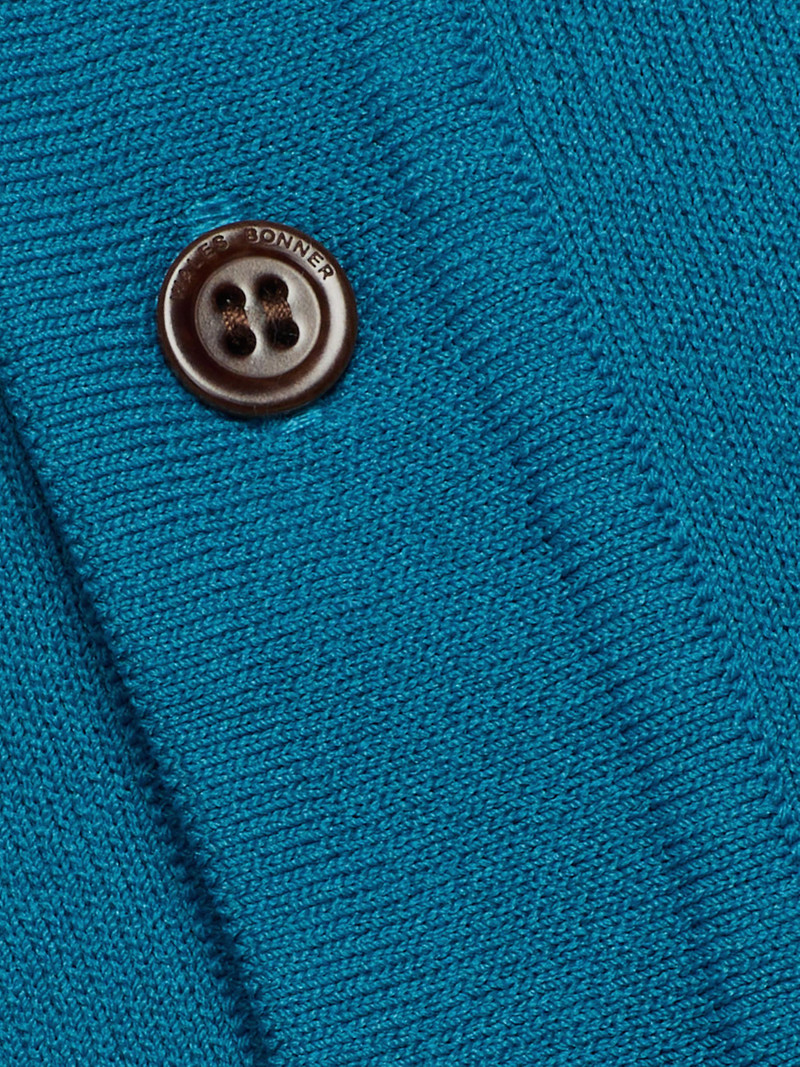 Men's Saint Knit Polo Shirt - Turquoise 7