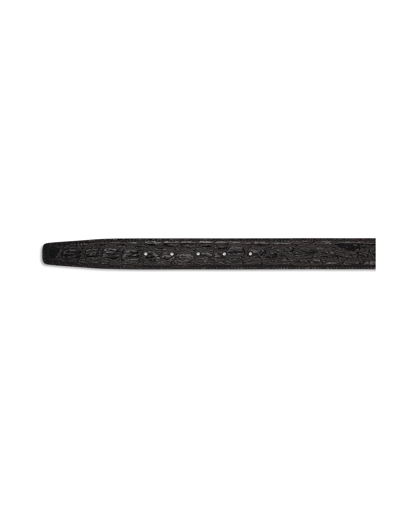 Logo Engraved Reversible Belt - 3