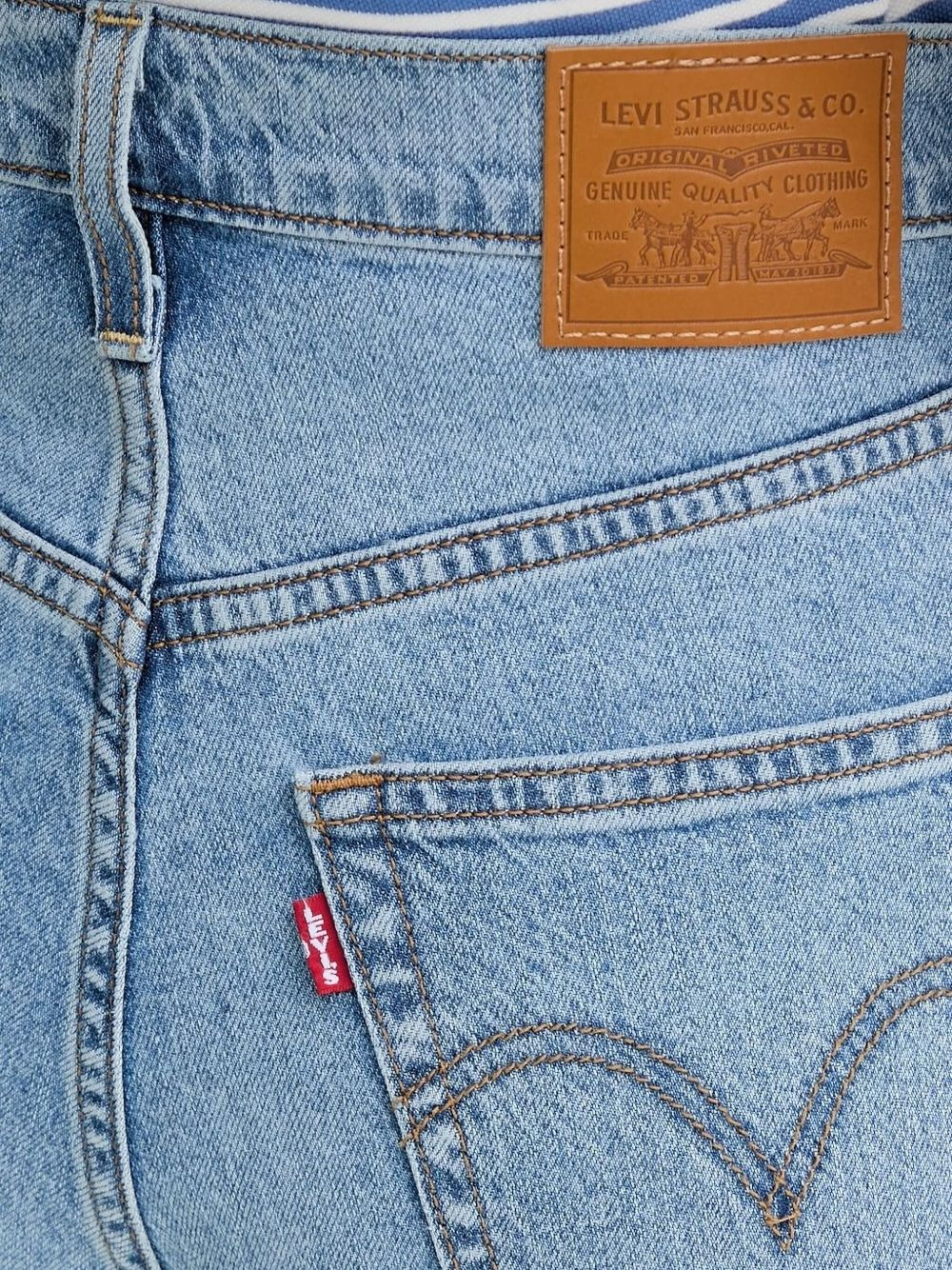 high-waisted straight jeans - 3