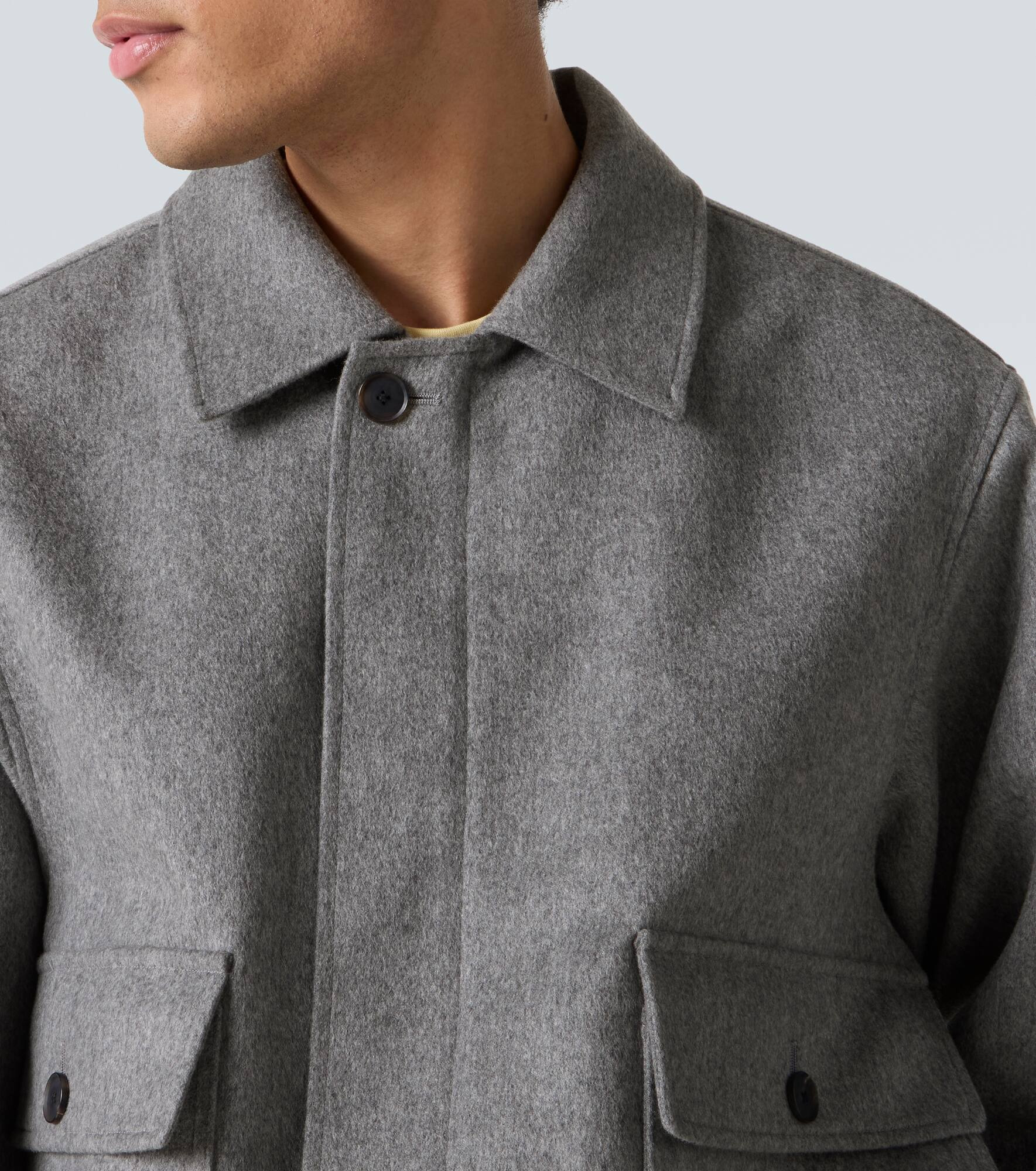 Cashmere blouson jacket - 6